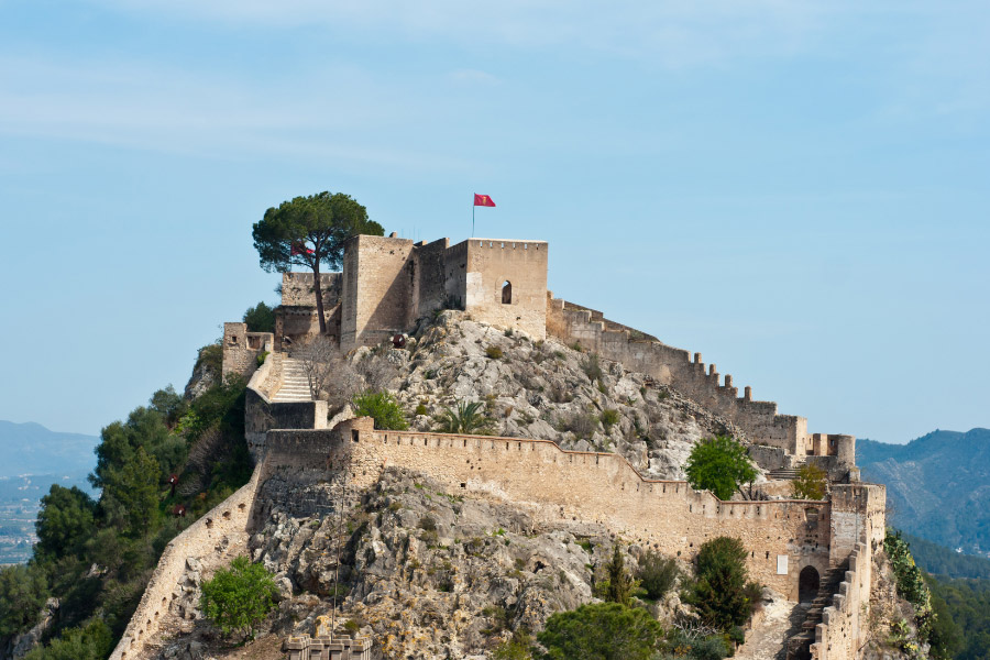 dintorni di valencia con bambini - Castello di Xativa